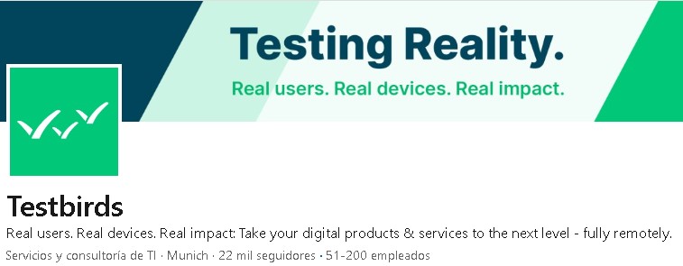 Testbirds Linkedin - 🐦TESTBIRDS - Gana como probador de apps ¿20 € por test?