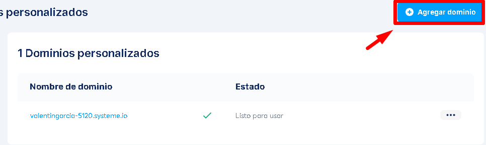 Agregar Dominio en Systeme.IO  - ‎🚀 11. Creación tienda online