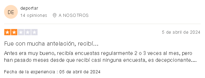 Ferpection Negativo1 - ⭕ Ferpection gana de 5 a 20 € por Test como probador  