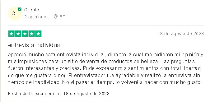 Ferpection Positivo 3 - ⭕ Ferpection gana de 5 a 20 € por Test como probador  