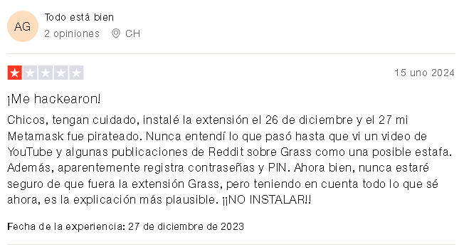 Grass Negativo 1 - 🦎 Grass Gana $3 a Diario Por Compartir Internet ¿Es verdad?