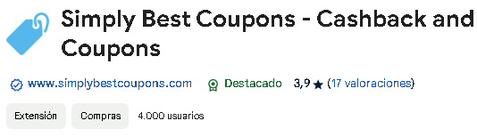 SimplyBestCoupons Extension - 🔒 7 páginas Para Ahorrar Dinero