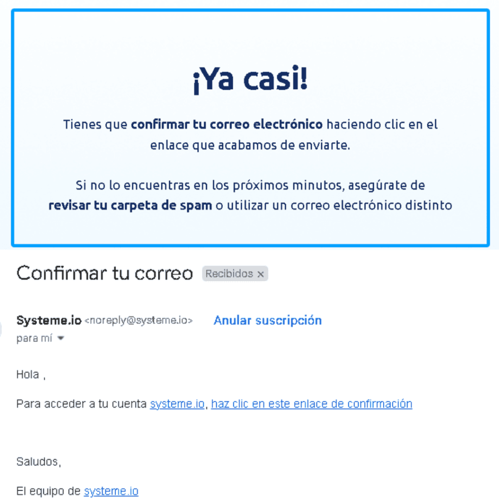 Systeme.IO Confirma Mail 1024x1024 - ‎🚀 11. Creación tienda online