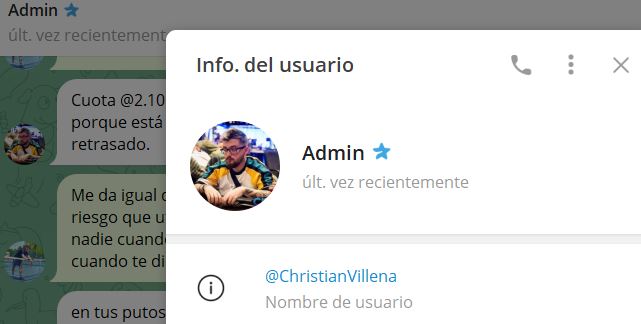 admin christian apuestas - Listado Canales en Telegram de Apuestas Deportivas ESTAFA