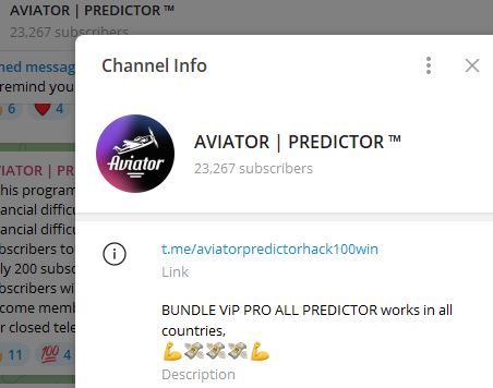 aviator predictor - Listado de Canales en Telegram sobre Algoritmos de Casino online ESTAFA