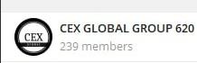 cex global - Listado de canales de Telegram de Ganar Dinero ESTAFA