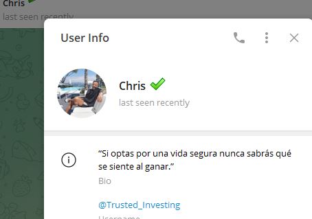 chris - Listado de CANALES EN TELEGRAM de INVERSIÓN ESTAFA 2024