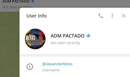 ADM PACTADO - Listado Canales en Telegram de Apuestas Deportivas ESTAFA