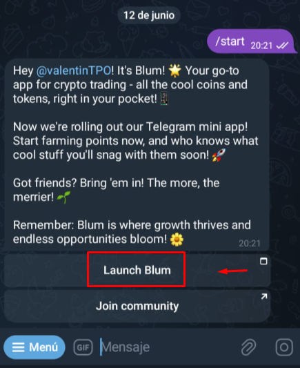 Blum Launch - 📝 10 AIDROPS TELEGRAM 2024