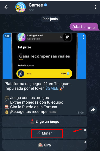 Gamee Minar - 📝 10 AIDROPS TELEGRAM 2024