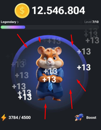 Hamster Kombat TAP - 📝 10 AIDROPS TELEGRAM 2024