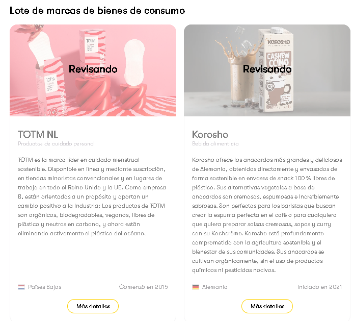 Lote de Marcas de Bienes de Consumos - ⭐ Scramble UP: Mi Experiencia Invirtiendo 6 Meses en StartsUp