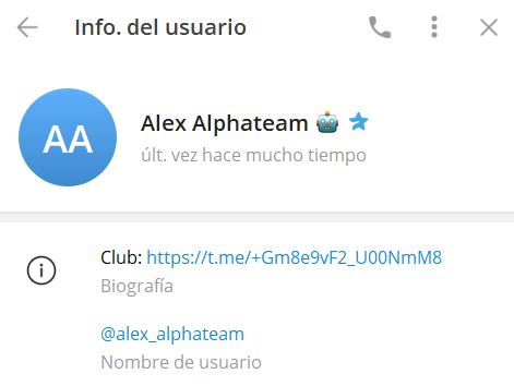 alex alphateam - Listado Canales en Telegram de Apuestas Deportivas ESTAFA