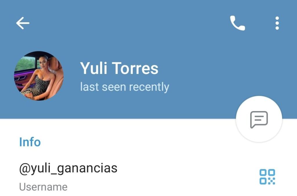 yuli torres 1024x676 - Listado de CANALES EN TELEGRAM de INVERSIÓN ESTAFA 2024