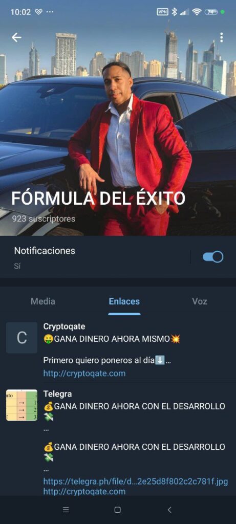 formula del exito 461x1024 - Listado de CANALES EN TELEGRAM de INVERSIÓN ESTAFA 2024