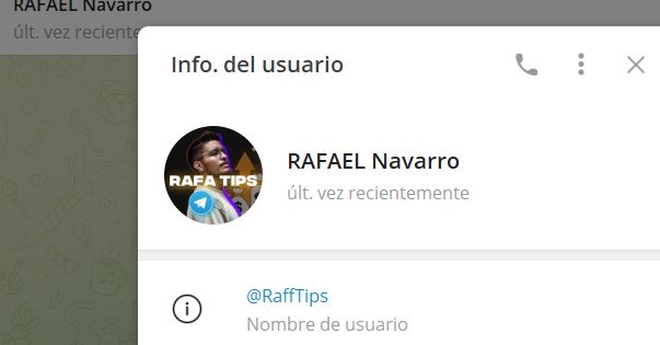 rafael navarro - Listado Canales en Telegram de Apuestas Deportivas ESTAFA