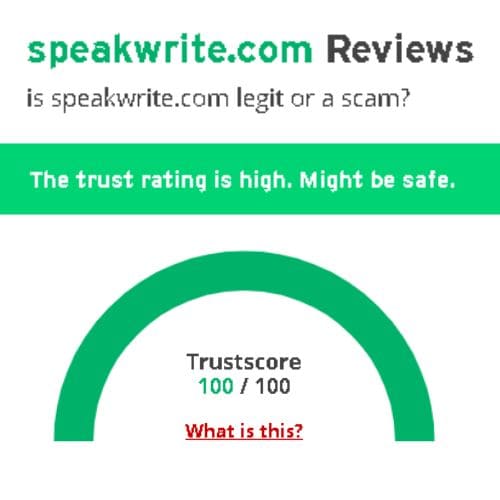 speakwrite scamadviser 1 - 🗒️ 5 páginas para ganar dinero transcribiendo en 2025