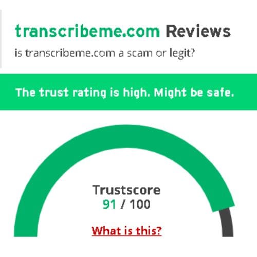 transcribeme scamadviser 1 - 🗒️ 5 páginas para ganar dinero transcribiendo en 2025