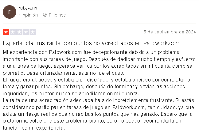 trustpilot2 paidwork - 🎬 Ganar dinero viendo videos con Paidwork