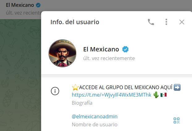 el mexicano chat - Listado Canales en Telegram de Apuestas Deportivas ESTAFA