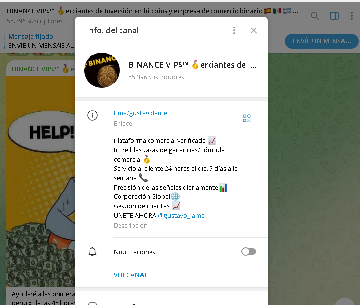 binance vip comerciantes telegram - Listado Canales en Telegram de Trading ESTAFAS