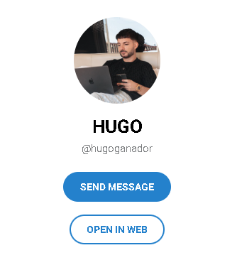 hugo ganador telegram contacto - Listado Canales en Telegram de Apuestas Deportivas ESTAFA