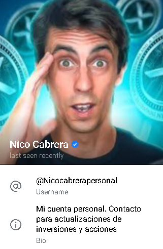 nico cabrera contacto telegram - Listado Canales en Telegram de Trading ESTAFAS