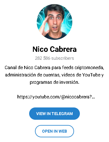 telegram nico cabrera estafa - Listado Canales en Telegram de Trading ESTAFAS